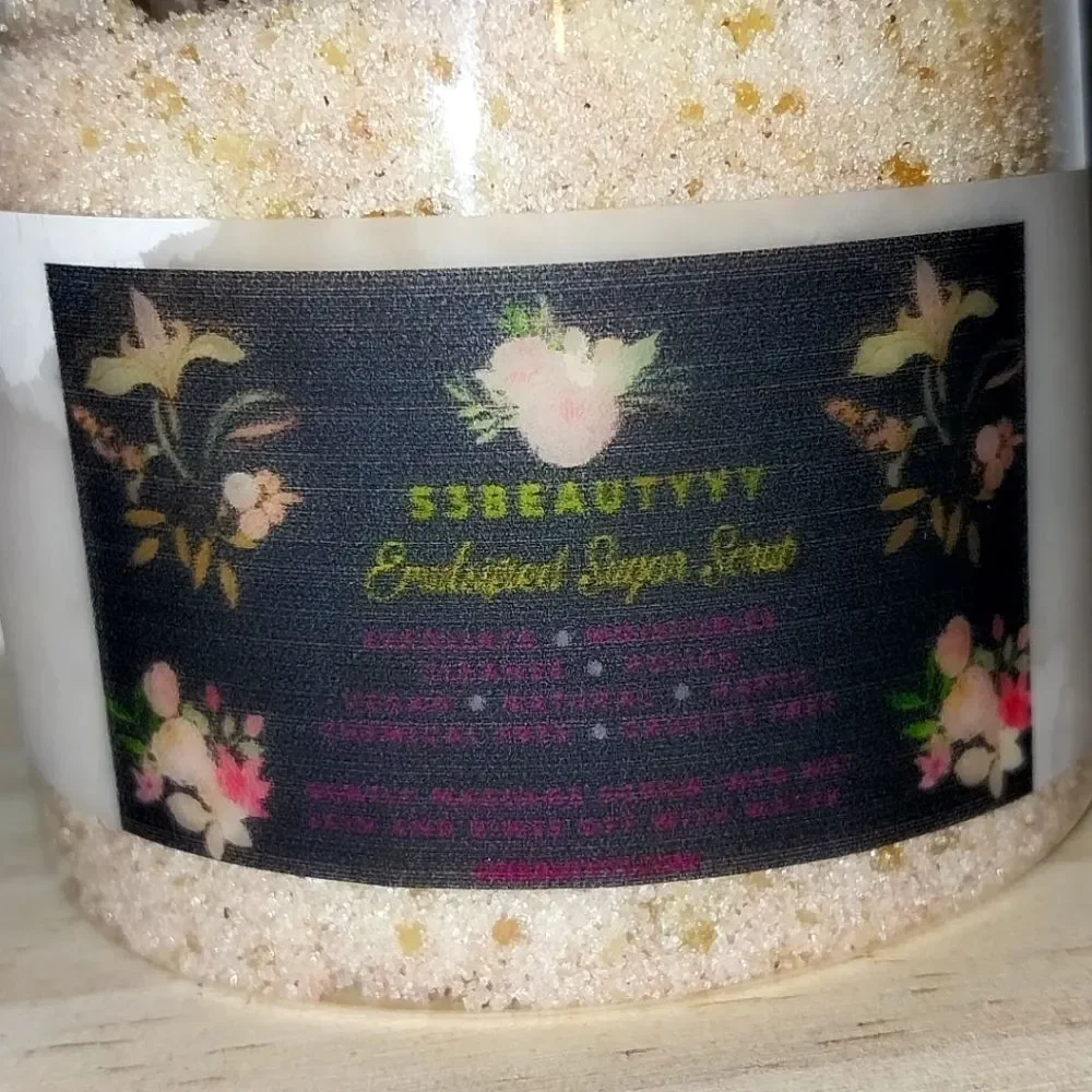 Hand crafted Vanilla Brown sugar emulsified sugar scrub 6oz